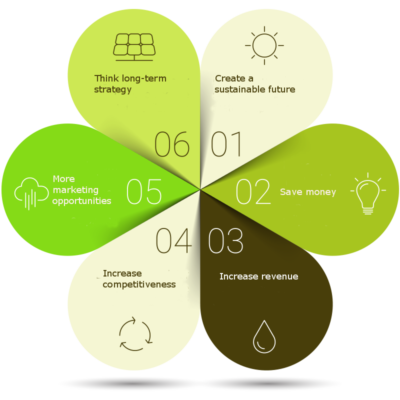 Why go green infographic